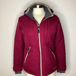BOULDER GEAR SIZE XL CRANBERRY GIRLS JUNIORS INSULATED JACKET OUTDOOR SNOW GUC